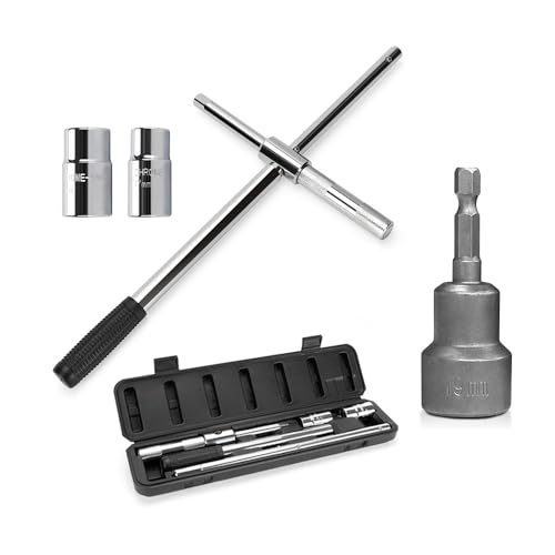 TONDA Extended Lug Wrench & RV Scissor Jack Socket